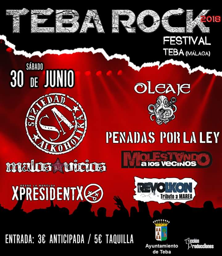 TEBA ROCK 2018 – Faltan 12 días