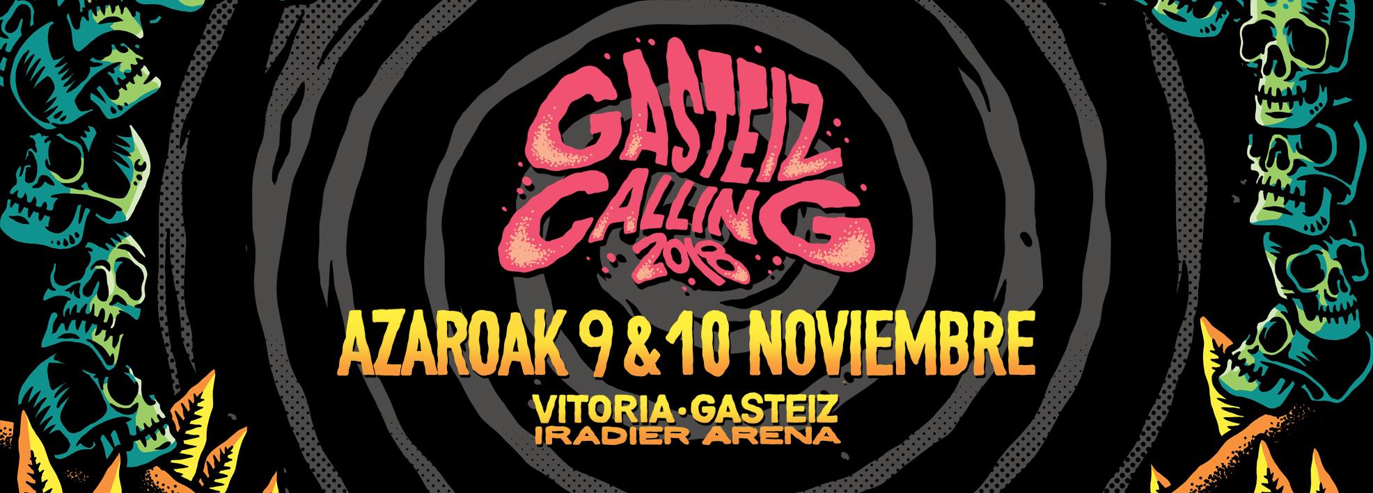 GASTEIZ CALLING 2018 publica el cartel por días