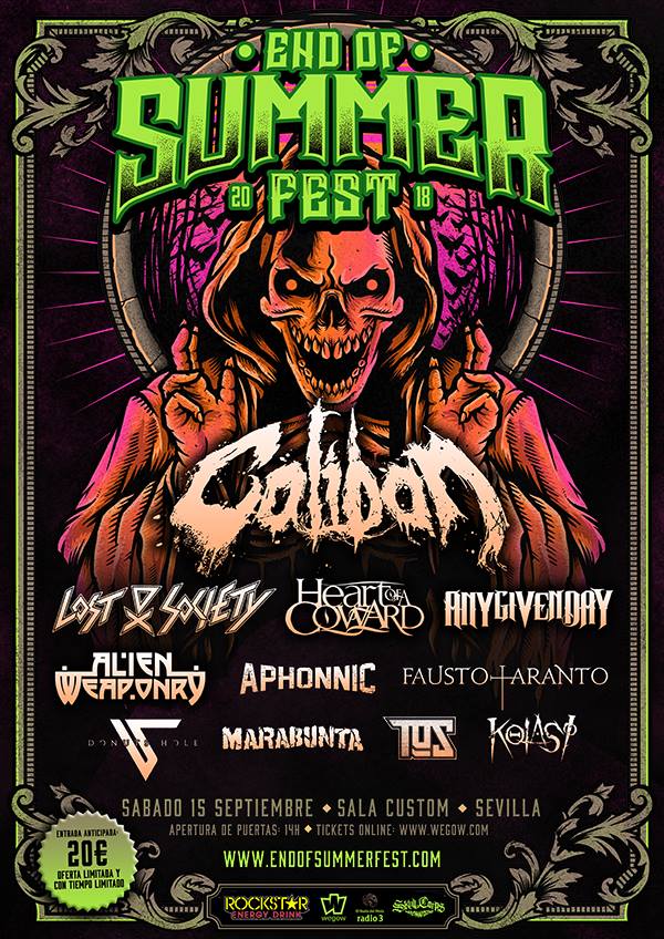 END OF SUMMER FEST 2018 cambia de ubicación a la Sala Custom