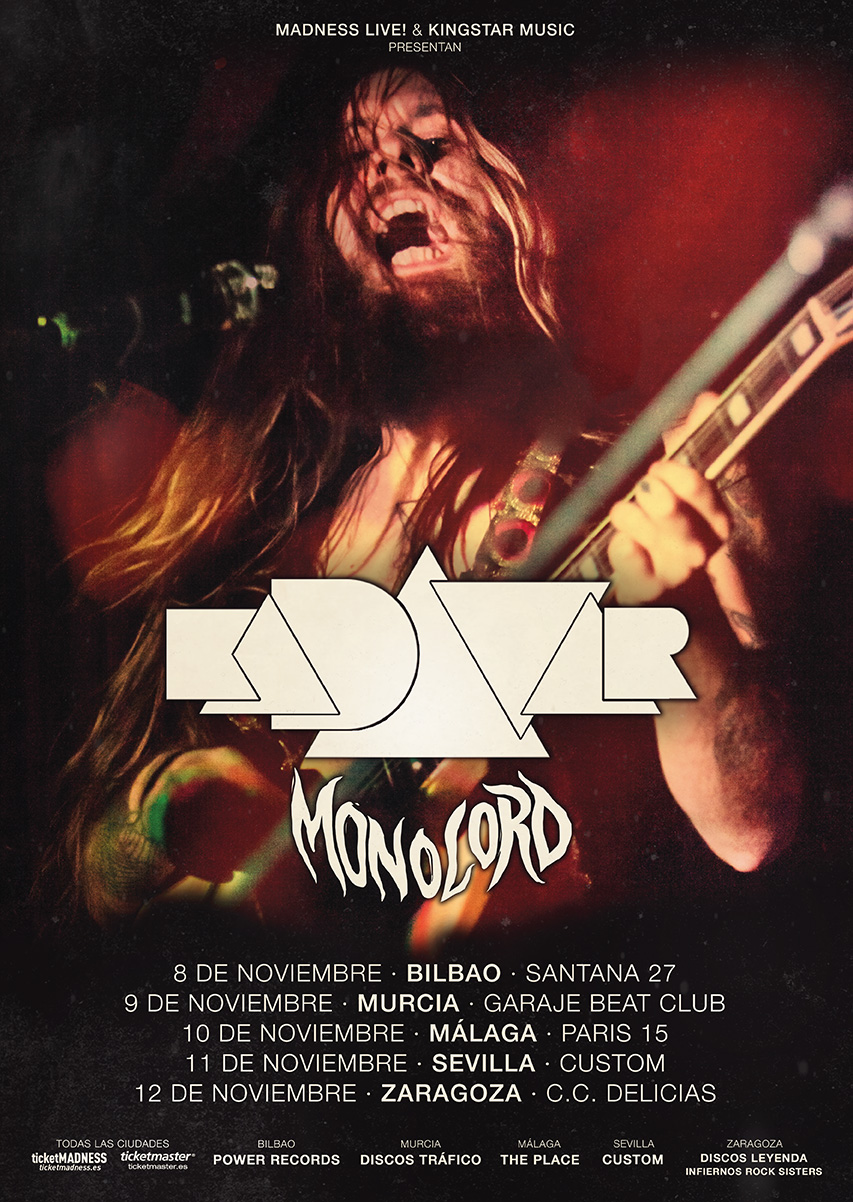 KADAVAR + MONOLORD, quedan dos meses para su gira por España