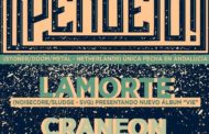 Sacramento Nights con las bandas  ¡Pendej0!, Lamorte y Craneon el próximo 21 de noviembre en Sevilla