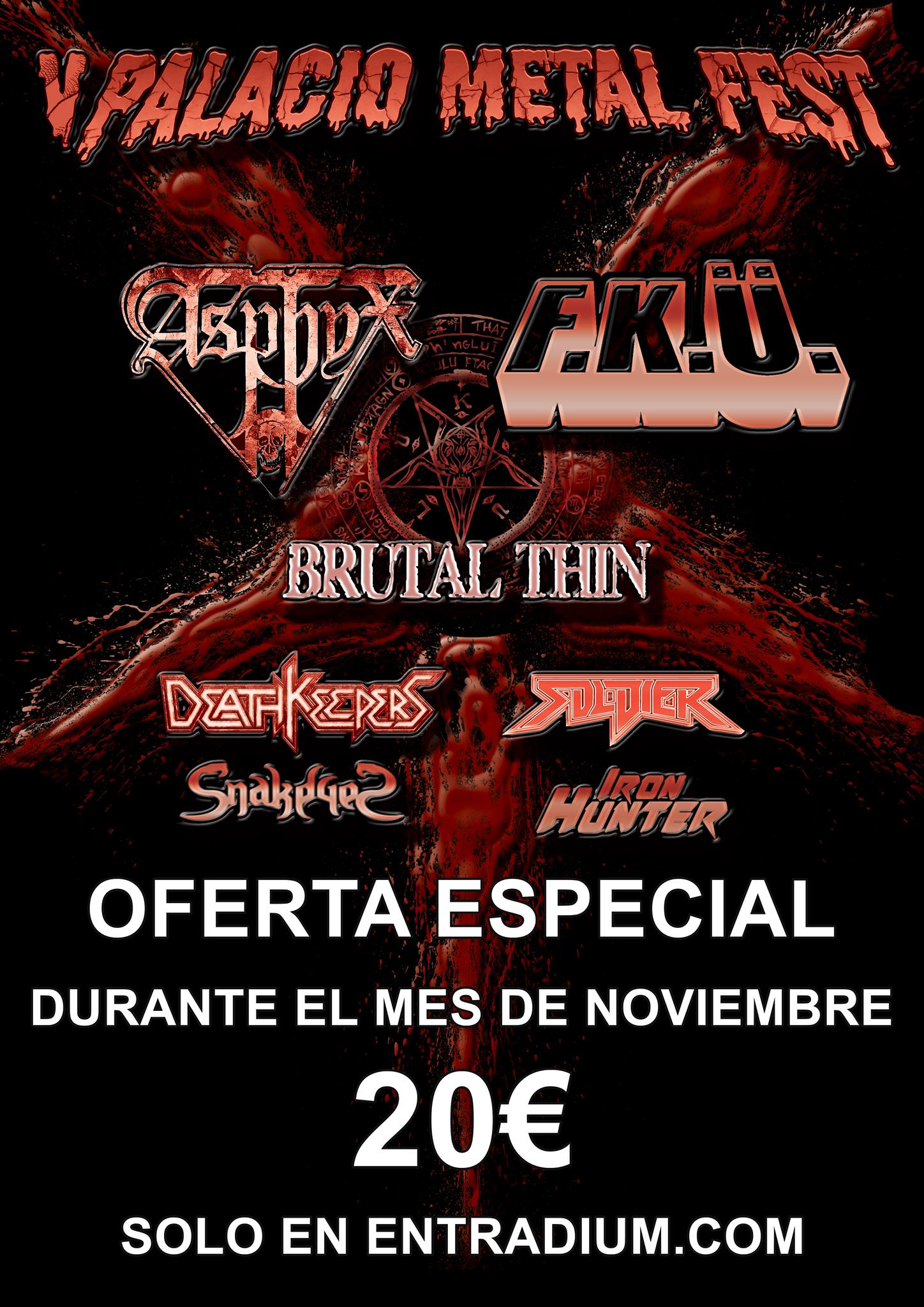 V PALACIO METAL FEST – 9 de marzo de 2019 en Los Palacios y Villafranca (Sevilla)