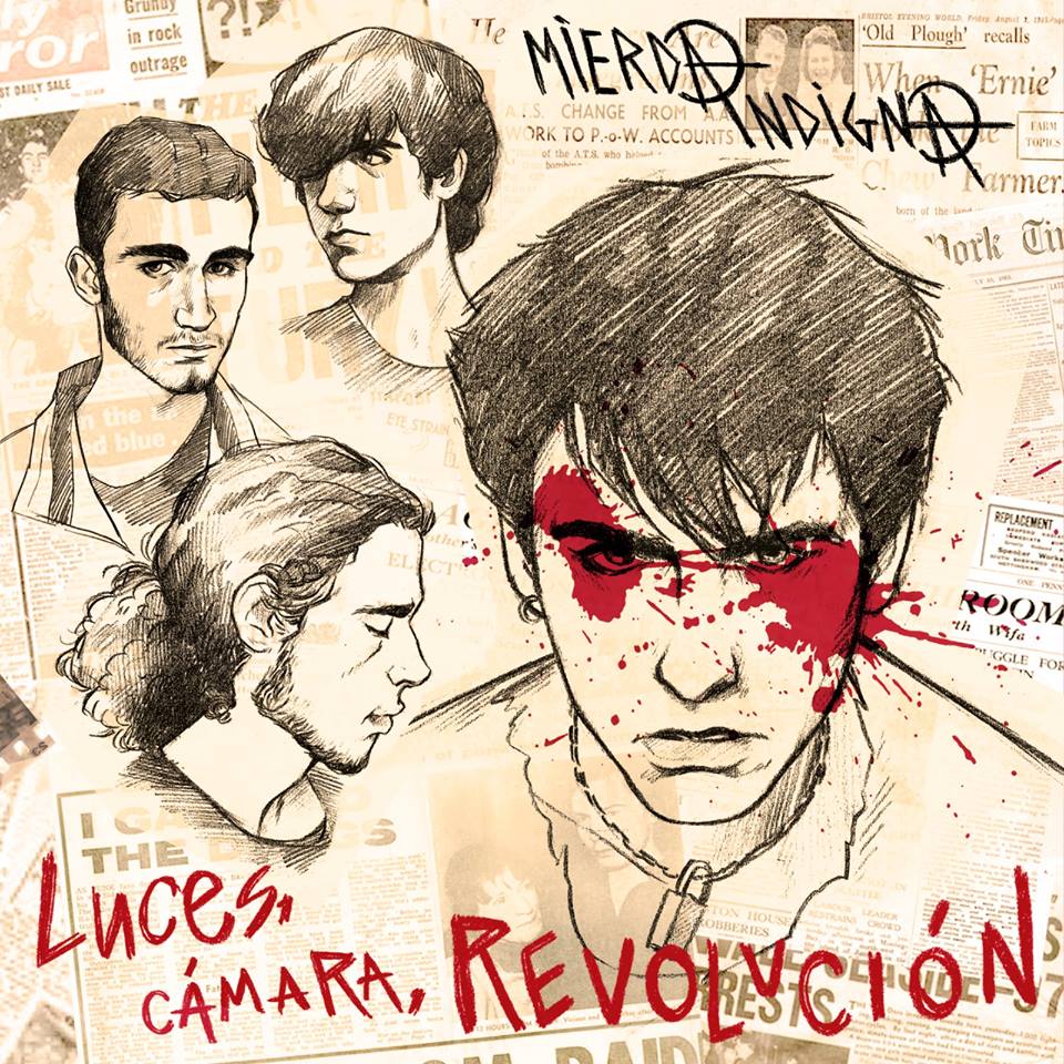 MIERDA INDIGNA presentan el segundo tema de su segundo trabajo «Luces, Cámara, Revolución»