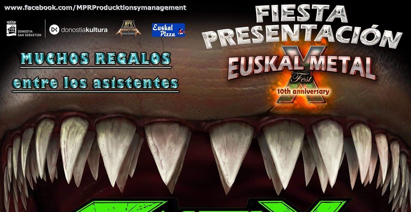 CRISIX, EVIL IMPULSE y VITA IMANA en el cartel de la fiesta presentación del EUSKAL METAL FEST