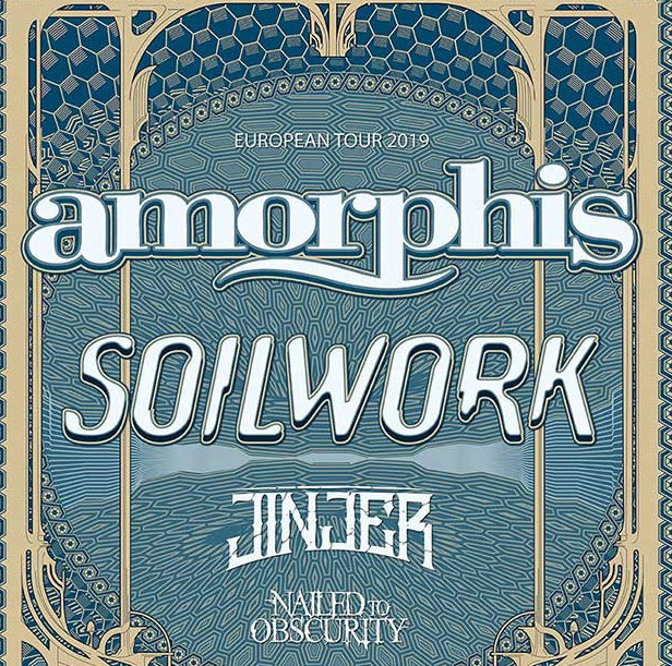 CAMBIO SALA EN MADRID DE LA GIRA DE AMORPHIS + SOILWORK + Jinjer + Nailed To Obscurity