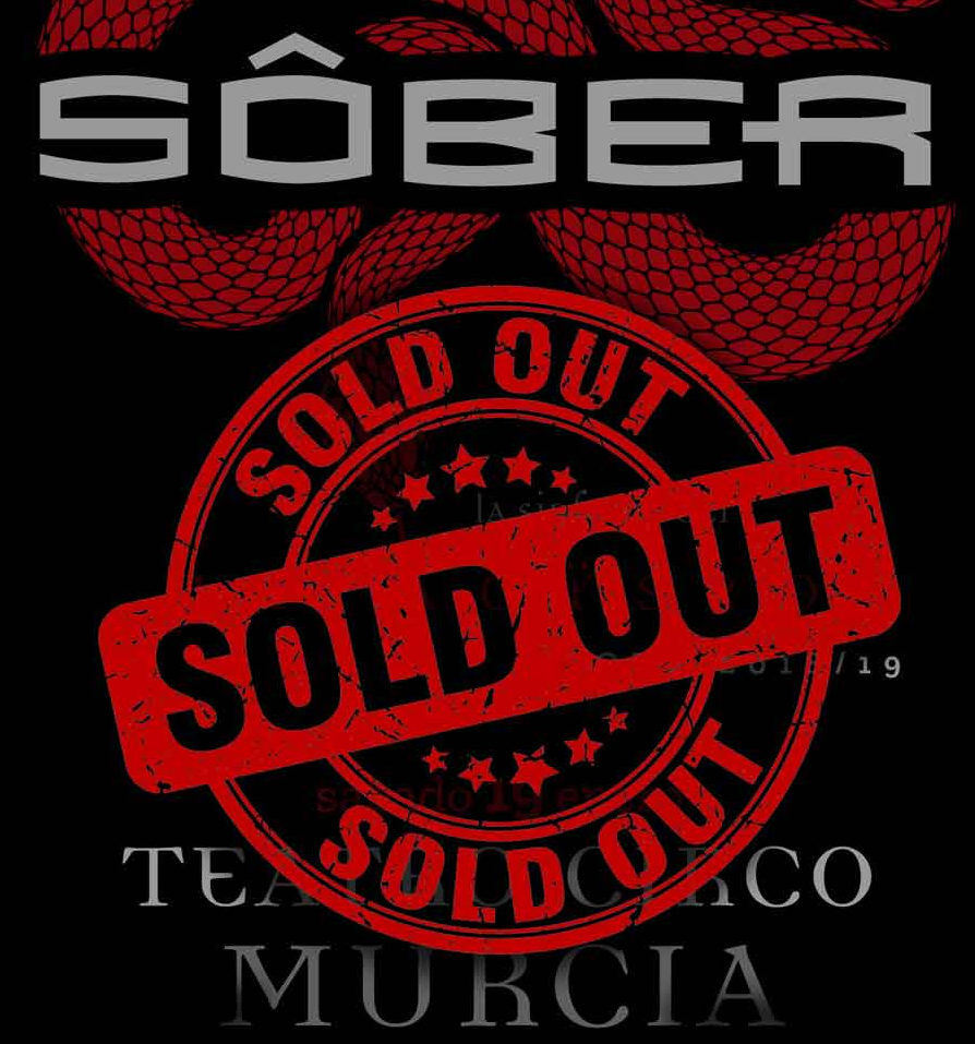 Sôber, “Sold out” también en Murcia