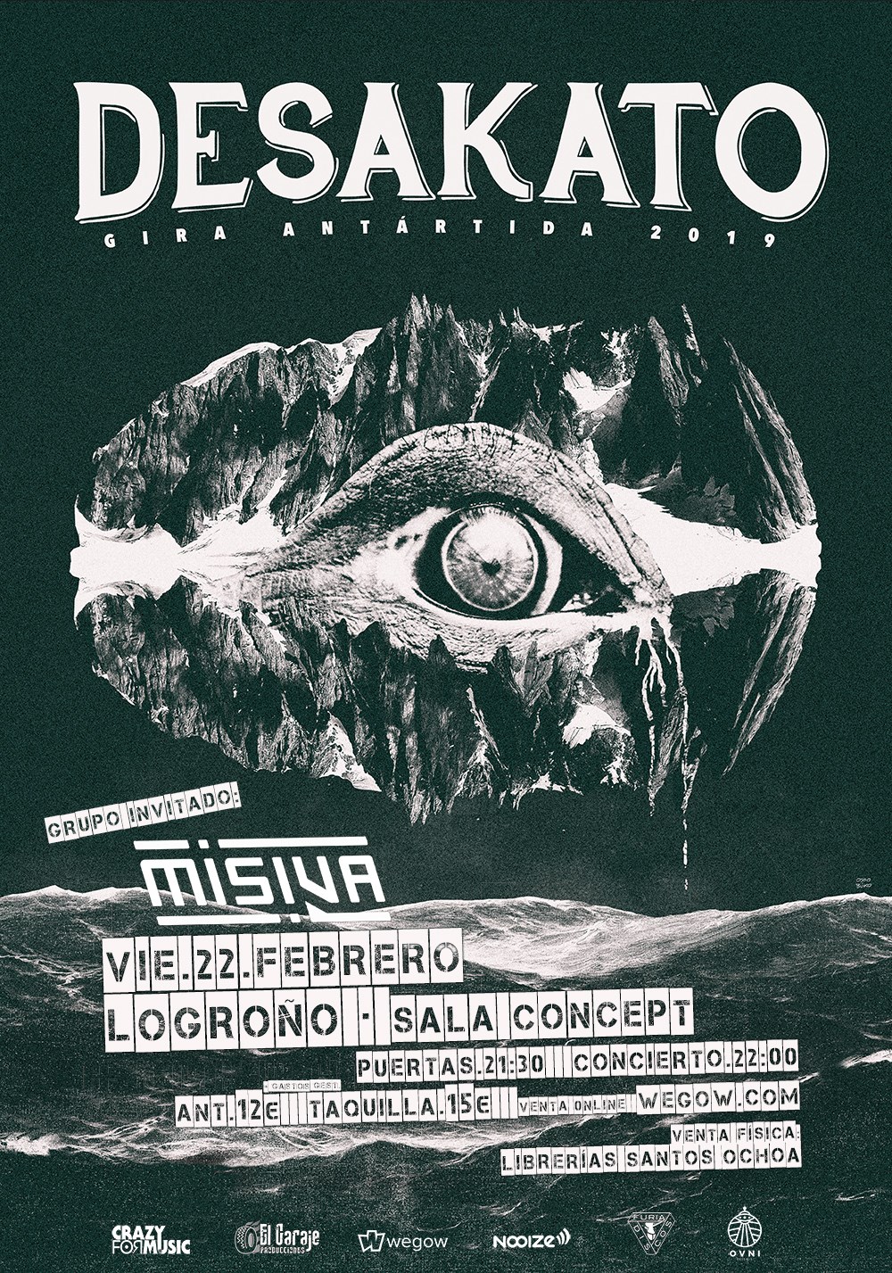 DESAKATO estarán actuando en Logroño el próximo 22 de Febrero