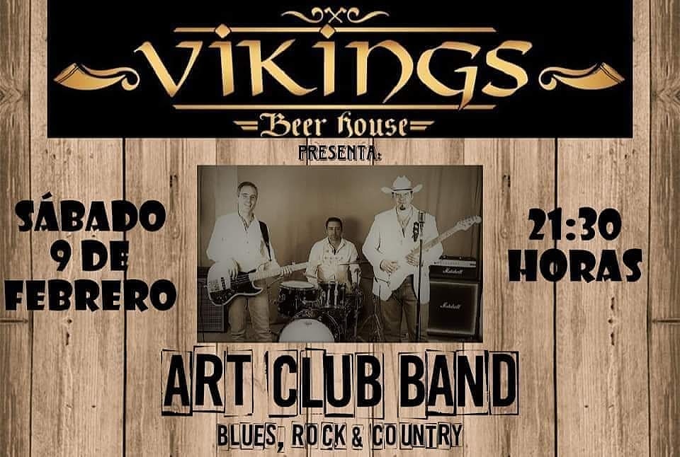 ART CLUB BAND estarán tocando el 9 de febrero en VIKINGS