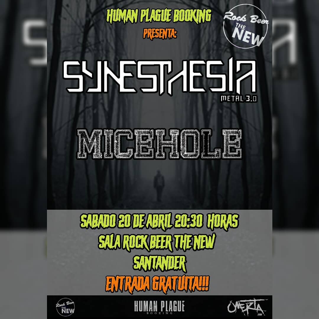 Crónica Synesthesia + Micehole  – 20 de abril en Santander