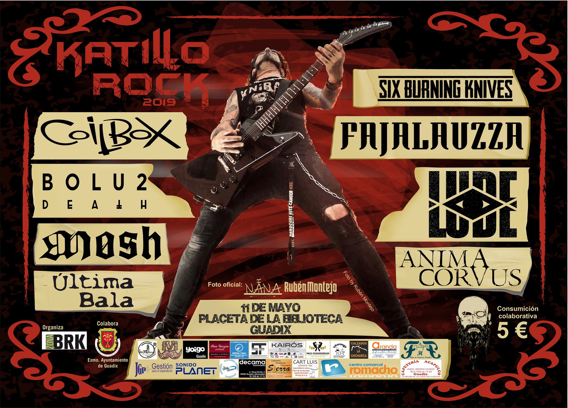 KATILLO ROCK 2019 presenta el cartel completo – 11 de Mayo en Guadix