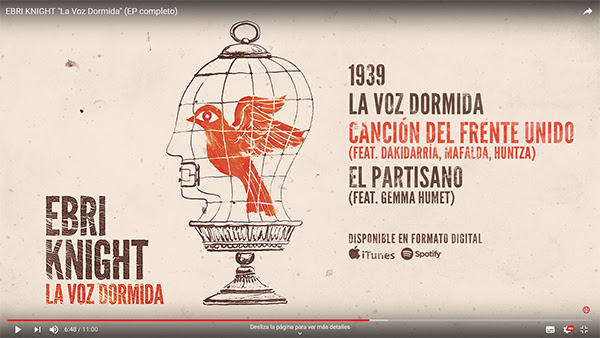 EBRI KNIGHT: Publica su nuevo EP “La Voz Dormida” en el 80º aniversario del fin de la Guerra Civil