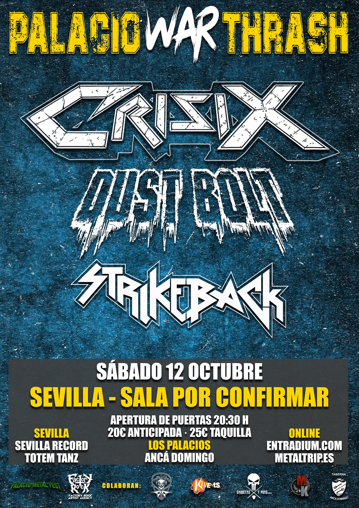 PALACIO WAR THRASH II EDICION – 12 DE OCTUBRE (SEVILLA)