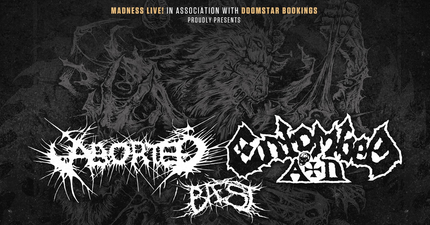 ABORTED + ENTOMBED A.D. + BAEST de gira por España en noviembre