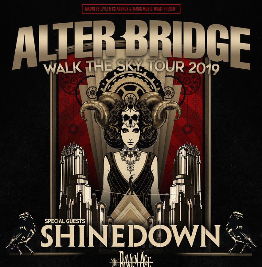 ALTER BRIDGE + Shinedown + The Raven Age, en diciembre de gira por España