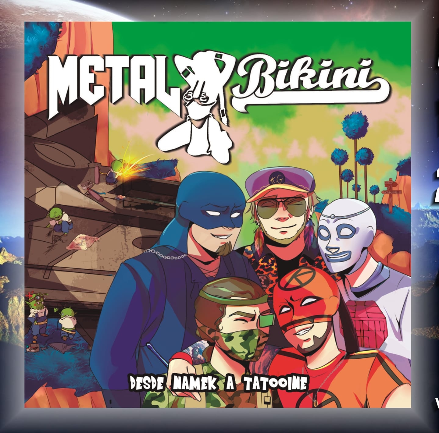 Reseña del nuevo disco de METAL BIKINI «Desde Namek A Tatooine»