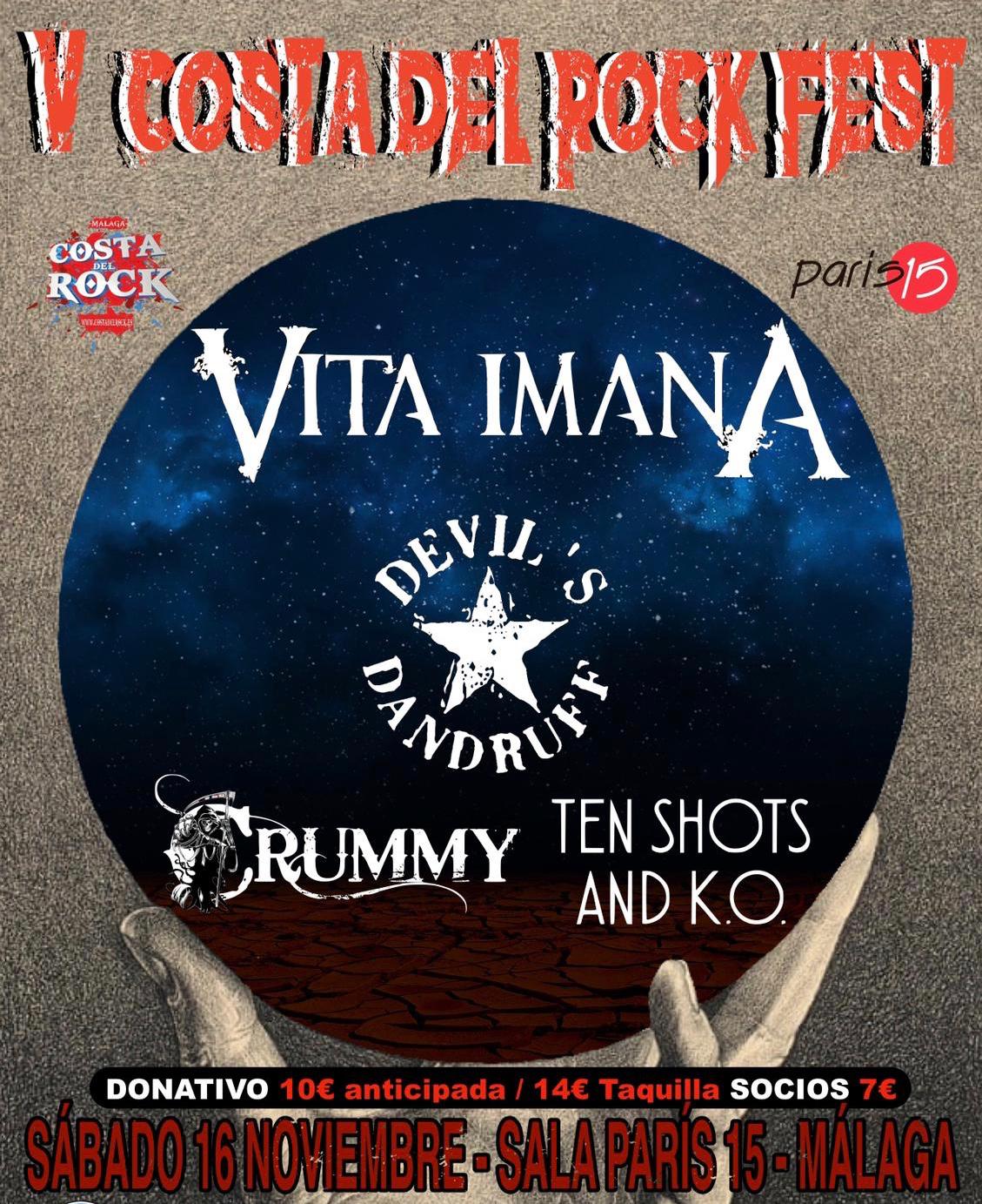 Cerrado el cartel del V COSTA DEL ROCK FEST 2019