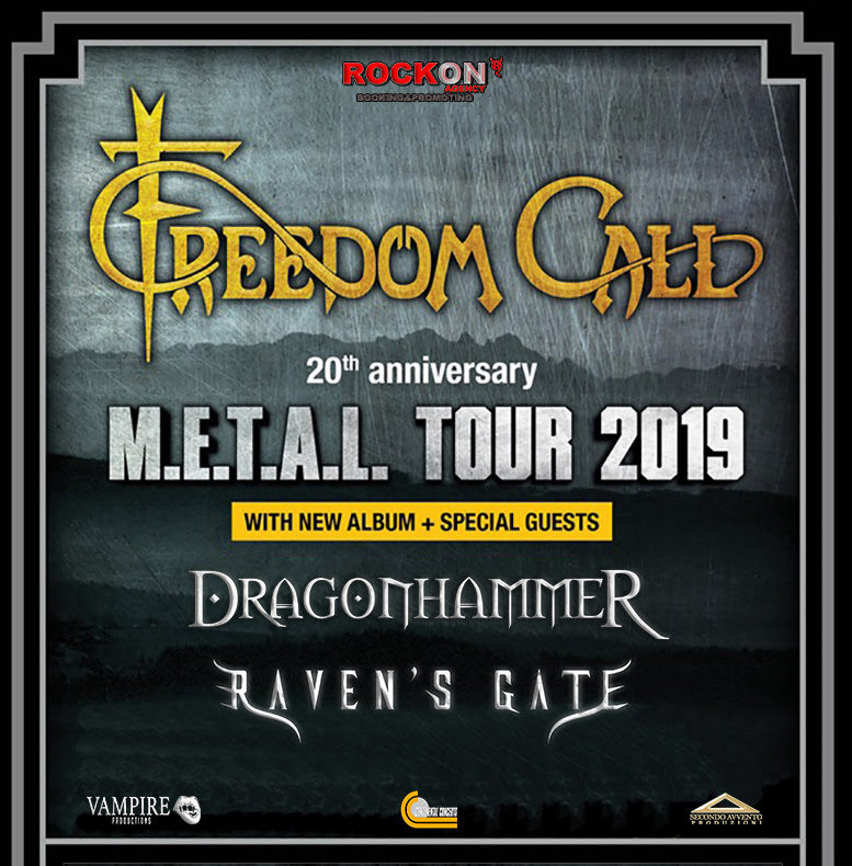 FREEDOM CALL anuncia nuevas fechas de su gira en Italia