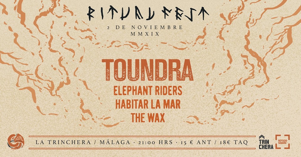 Os recordamos que el próximo sábado tenemos el Ritvual Fest 2019 en Málaga (Sala La Trinchera)