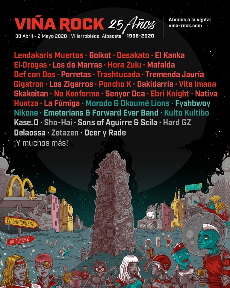 [Viñarock 25 Aniversario] presenta el primer avance del cartel