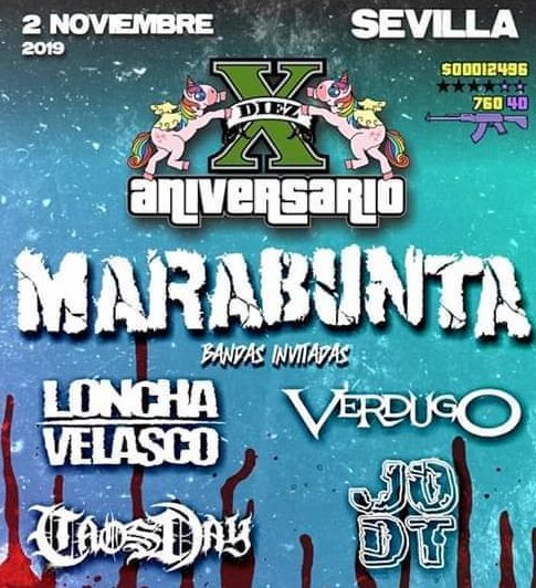 [Crónica] MARABUNTA concierto X Aniversario en Sevilla