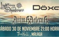 Döxa + Light Among Shadows + Ánima Aeterna el 30 de noviembre en Málaga