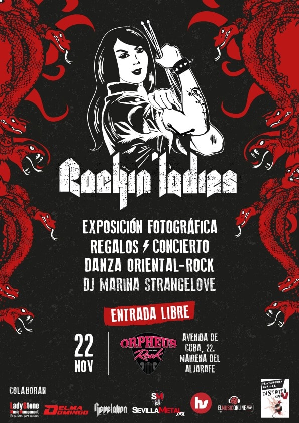 El proyecto ROCKIN’ LADIES llega a Sevilla el próximo 22 de noviembre