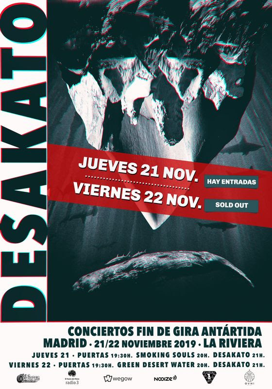 Desakato: Conciertos Fin de Gira Antártida en Madrid
