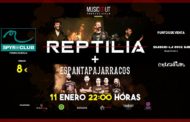 REPTILIA + ESPANTAPAJARRACOS el 11 de enero en Sevilla (Sala Malandar Spyro Club)