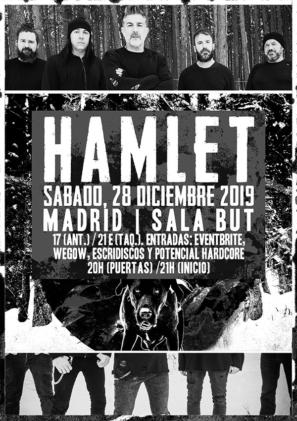 HAMLET: En concierto en Madrid el 28 de diciembre