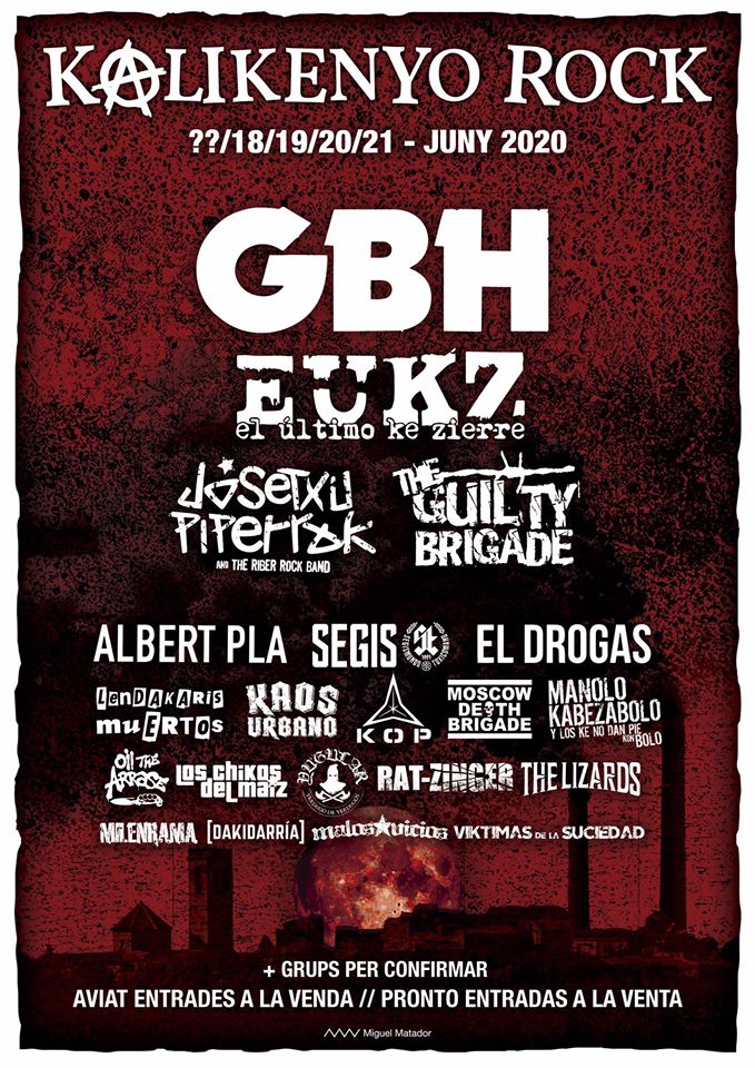 Kalikenyo Rock 2020 presenta nuevas confirmaciones
