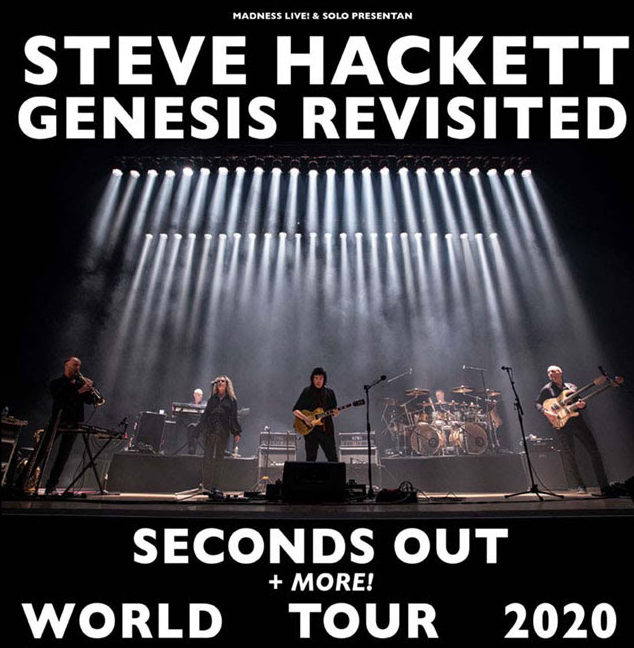 STEVE HACKETT PRINCIPAL GUITARRISTA DE GENESIS DE GIRA EN SEPTIEMBRE DE 2020