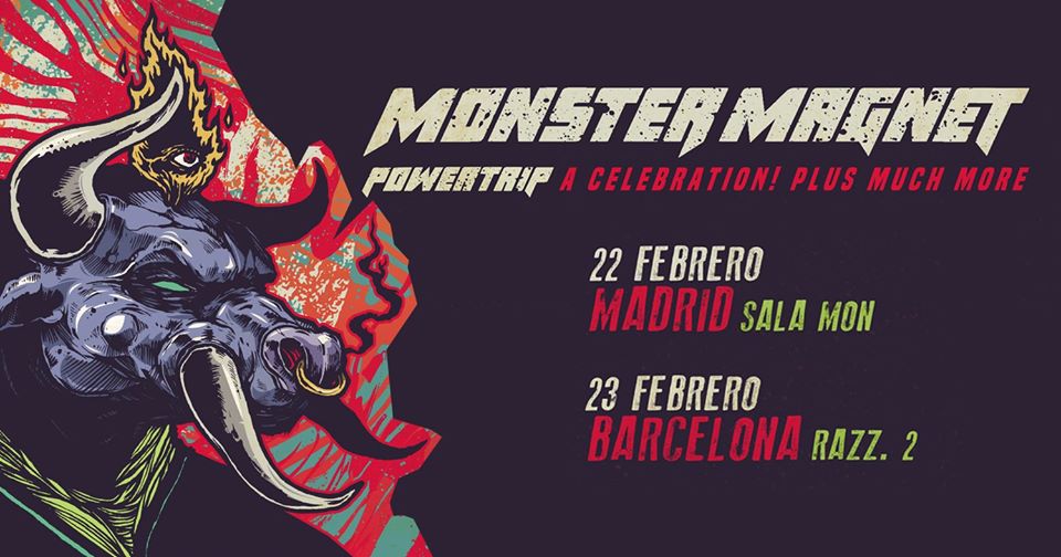 Monster Magnet + Capitán Booster el 22 de febrero en Madrid y el 23 en Barcelona