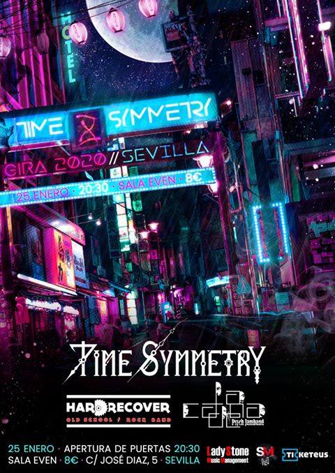 [Crónica] Time Symmetry + La Cadena Psych JamBand + Hard Recover, el 25 de enero Sevilla (Sala Even)