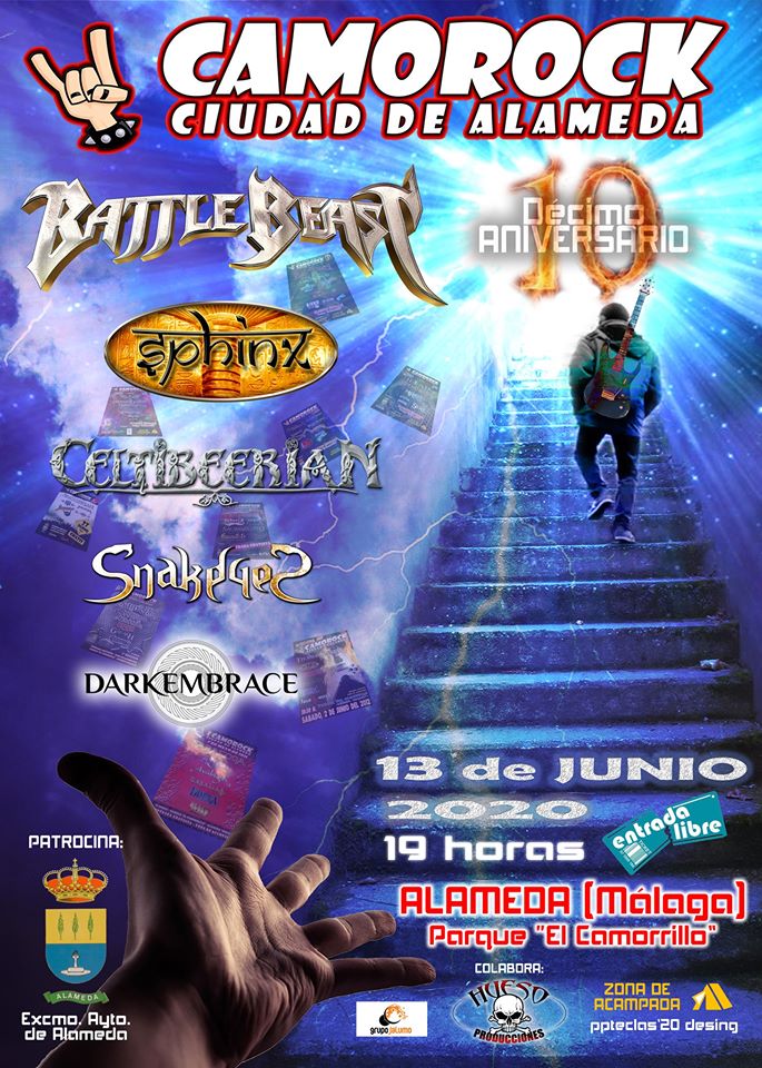 Cartel completo del X Camorock 2020