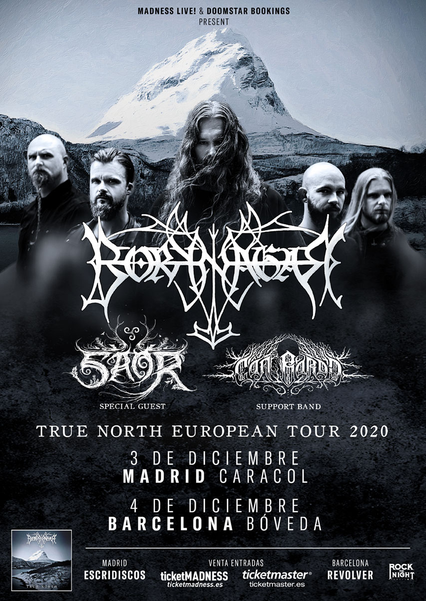 BORKNAGAR PRESENTARÁ «TRUE NORTH» EN MADRID Y BARCELONA EN DICIEMBRE DE 2020