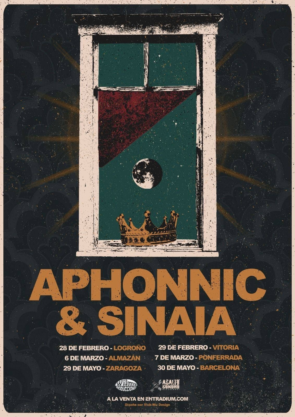 APHONNIC y SINAIA se unen para hacer 6 fechas juntos por el estado