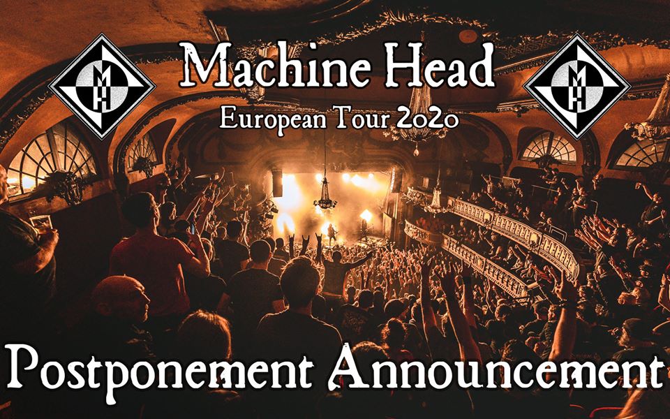 Machine Head aplaza su gira europea