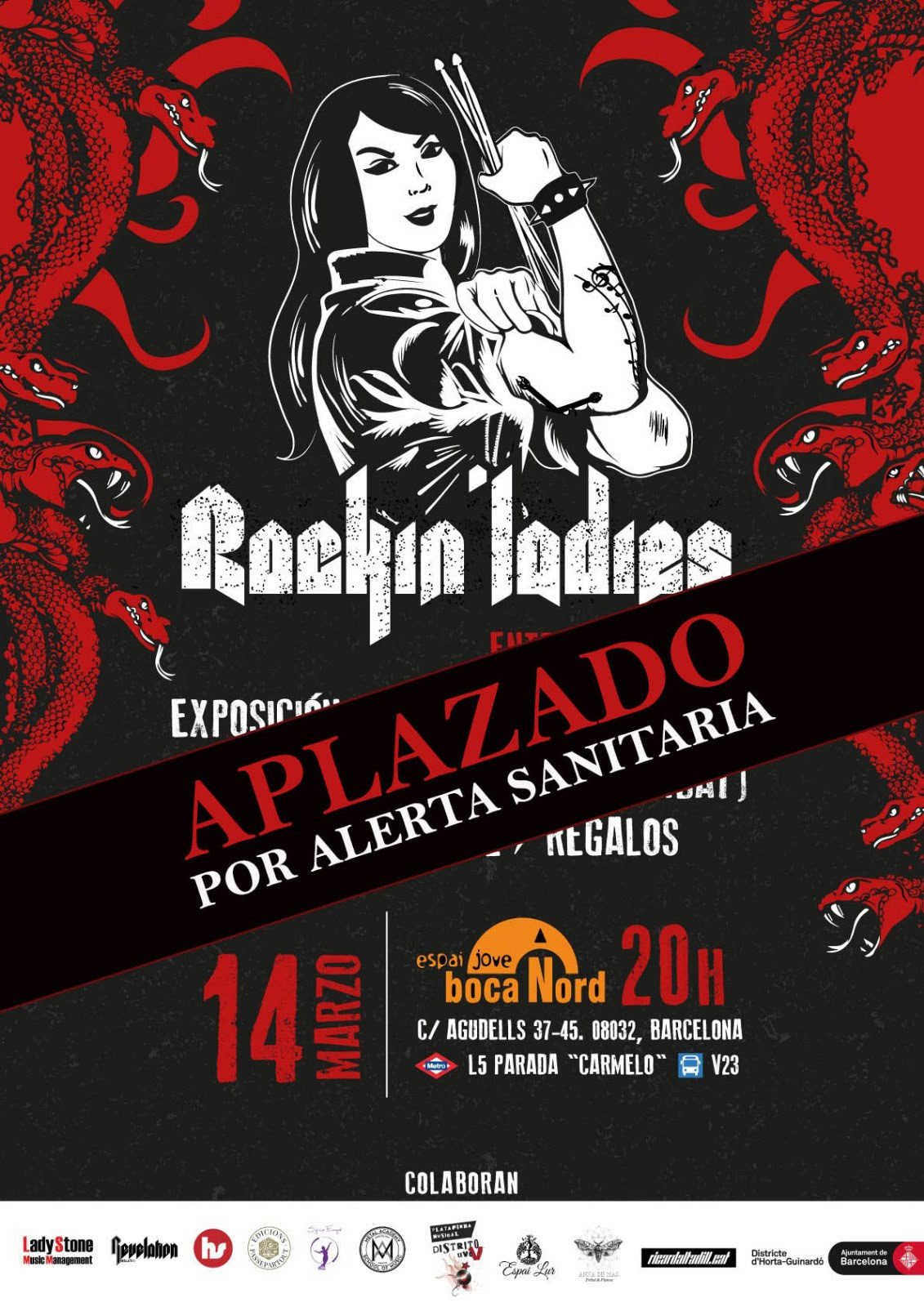 Rockin’ Ladies Barcelona – Aplazamiento por alerta sanitaria