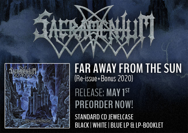 Sacramentum vuelven a publicar su mítico álbum “Far Away From The Sun”