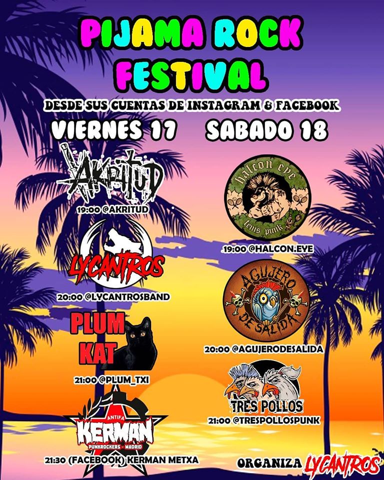 Pijama Rock Festival, 17 y 18 de abril