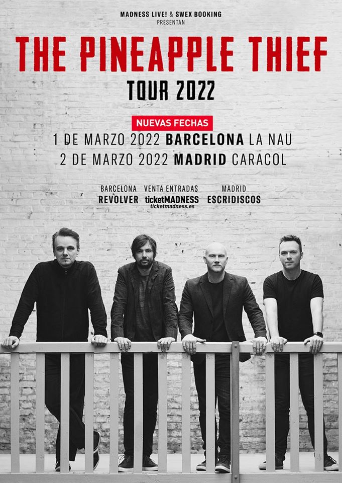 The Pineapple Thief posponen sus conciertos en España a 2022