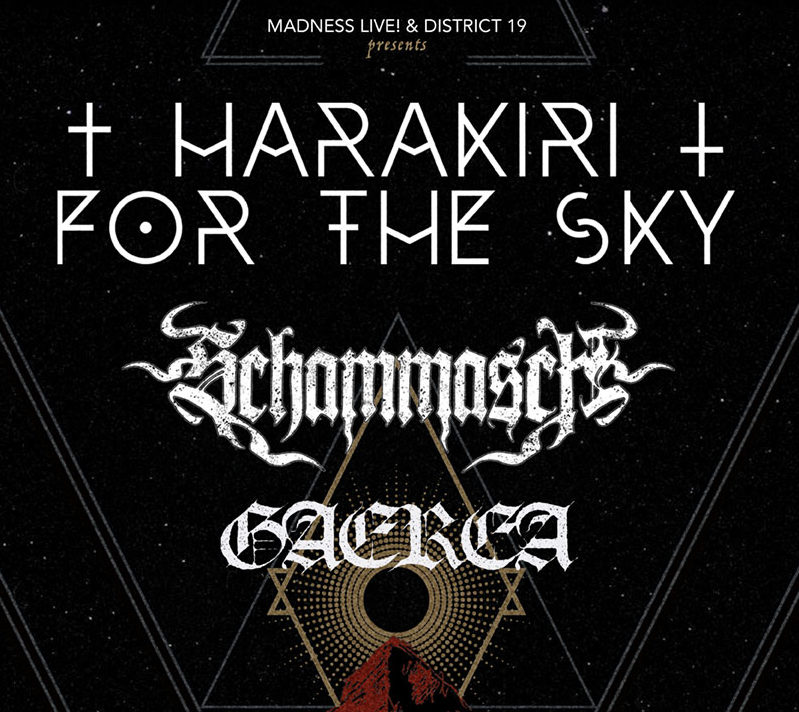 Harakiri for the Sky + Schammasch + Gaerea – Barcelona en febrero 2021