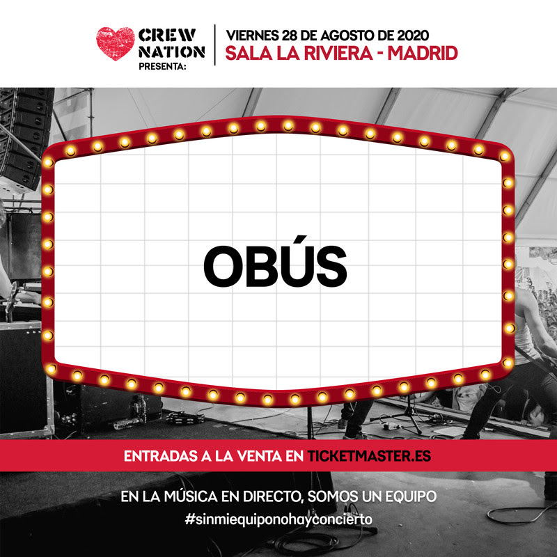 Obus: El 28 de agosto en La Riviera (Madrid)