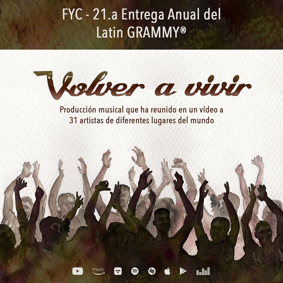 VOLVER A VIVIR: Proyecto solidario internacional y producido en Almería nominado al mejor vídeo musical versión corta en los premios LATIN GRAMMY