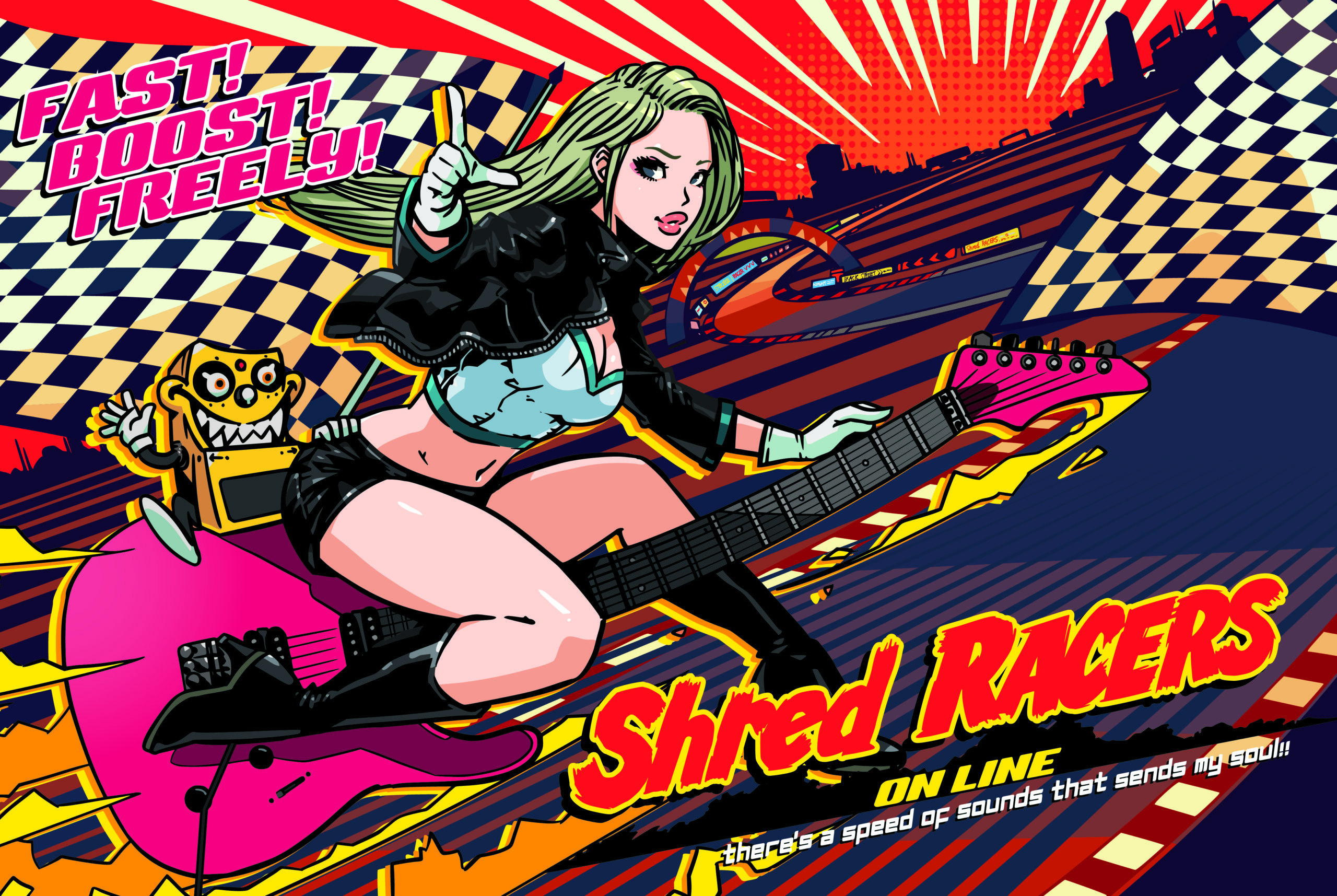 Shred Racers: Concierto en Directo en Streaming con los guitarristas más técnicos de Japón