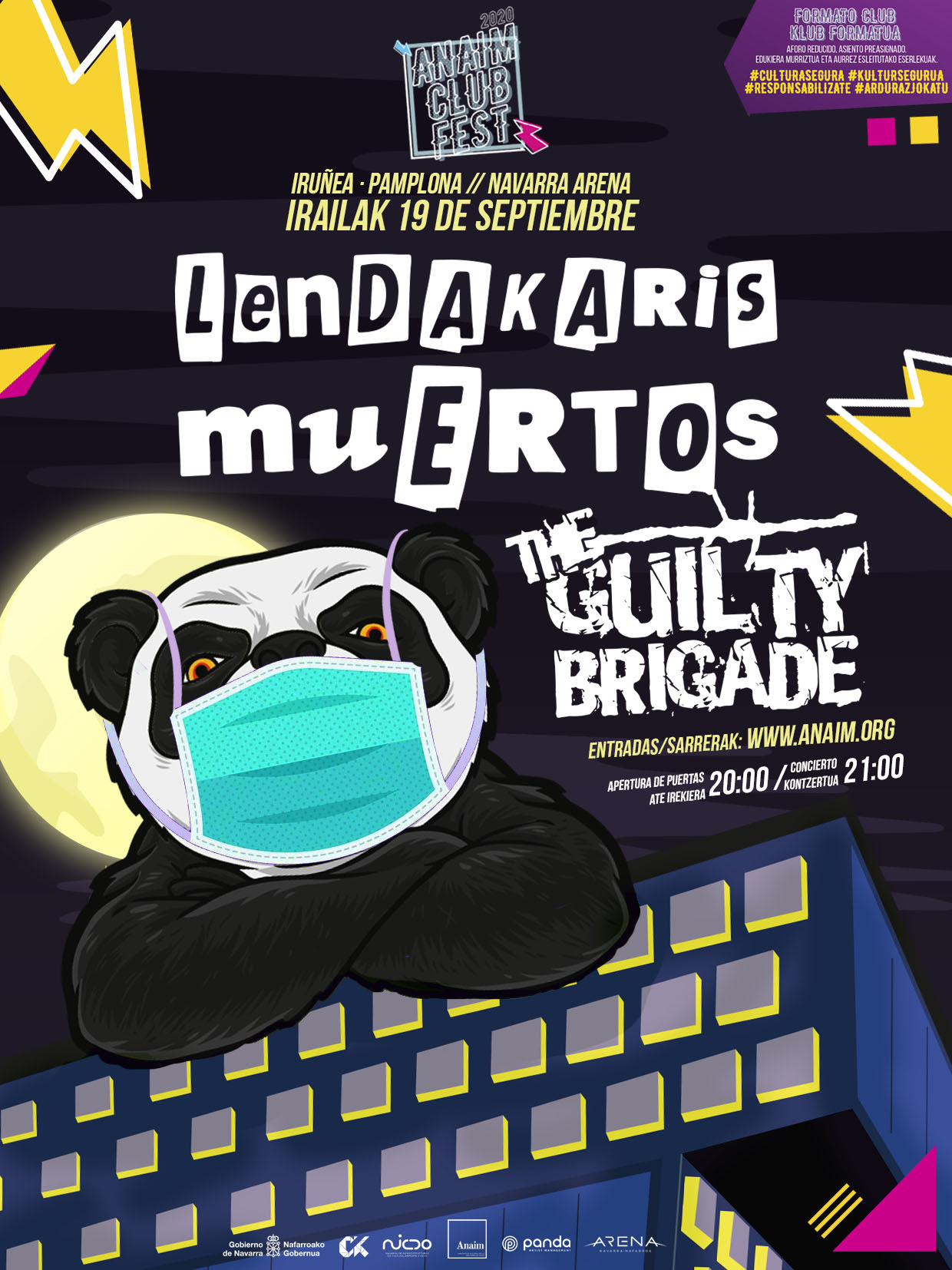 #AnaimClubFest Lendakaris Muertos + The Guilty Brigade (Pamplona / Iruñea)