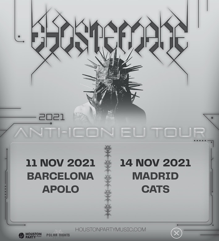 Ghostemane, en noviembre de 2021 en Barcelona y Madrid