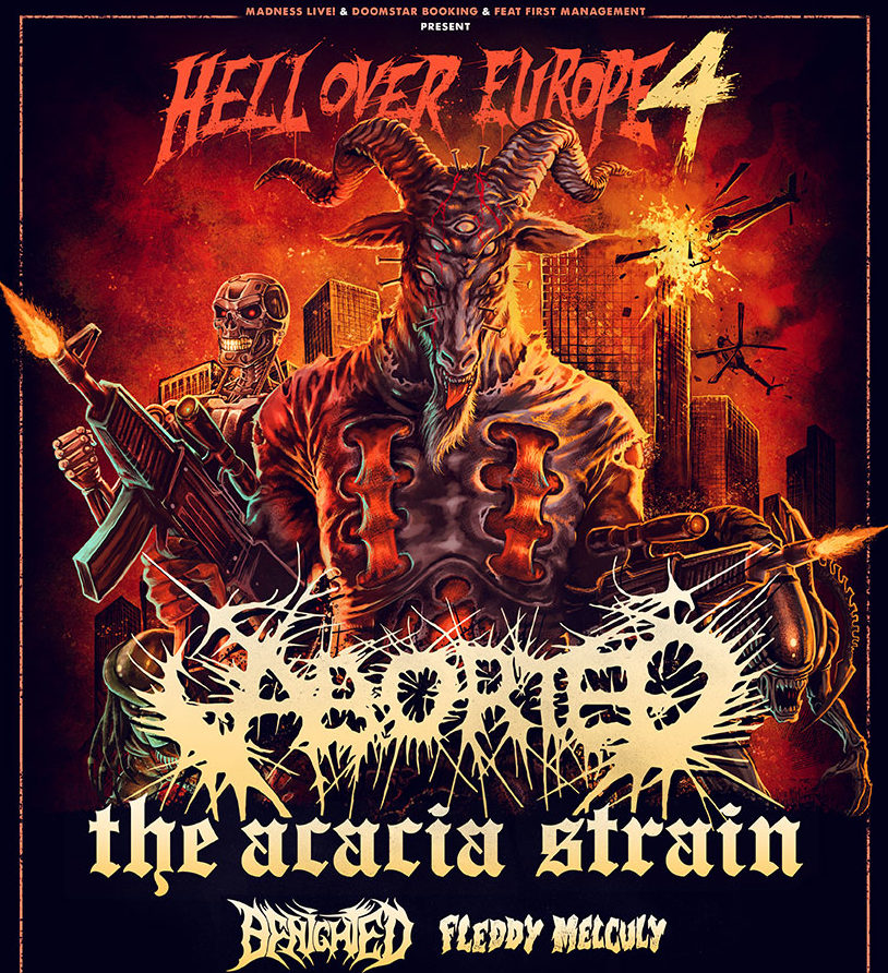 Aborted + The Acacia Strain + Benighted + Fleddy Melculy de gira por España en 2021