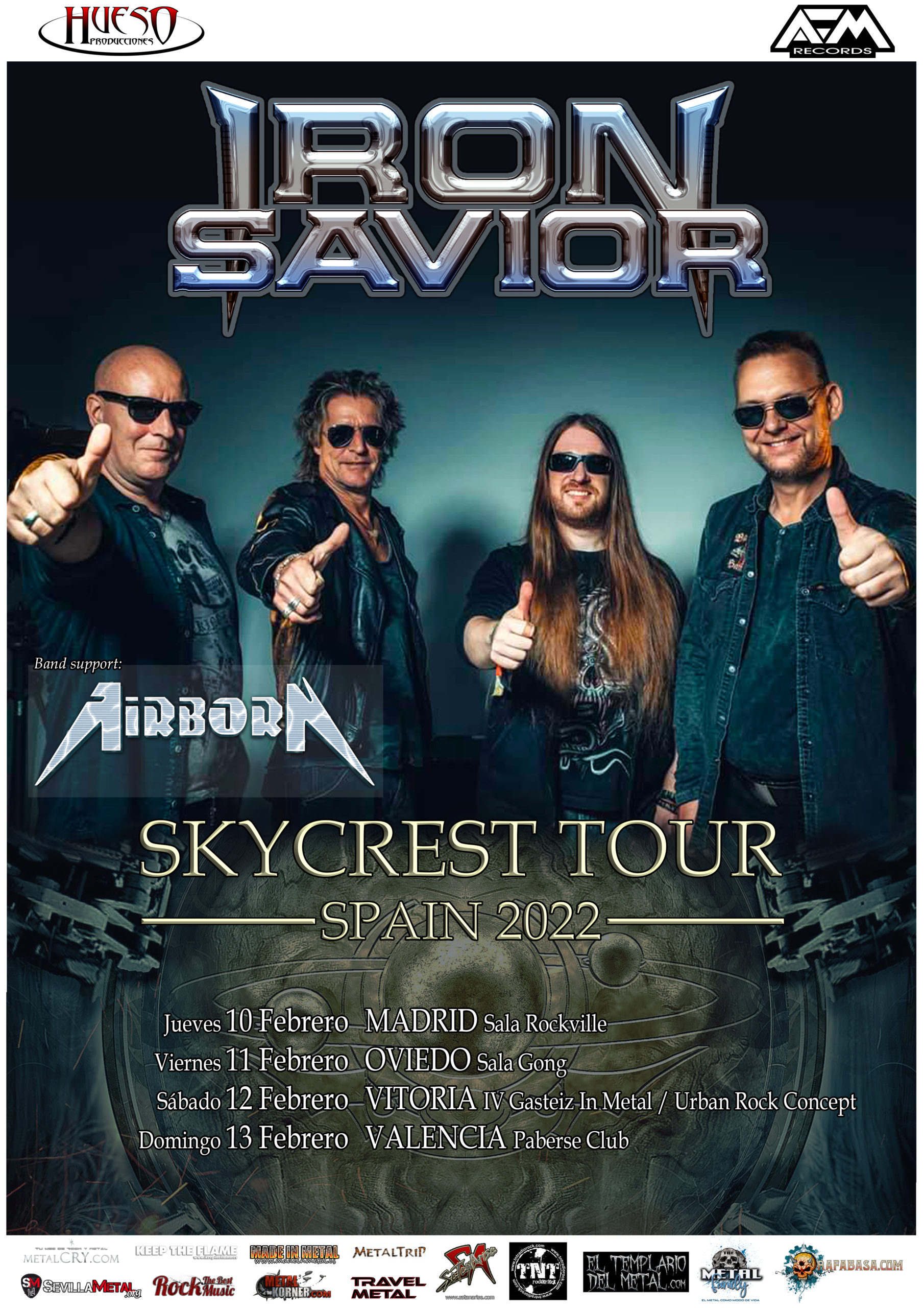 Iron Savior anuncia su “Skycrest Tour Spain” para 2022