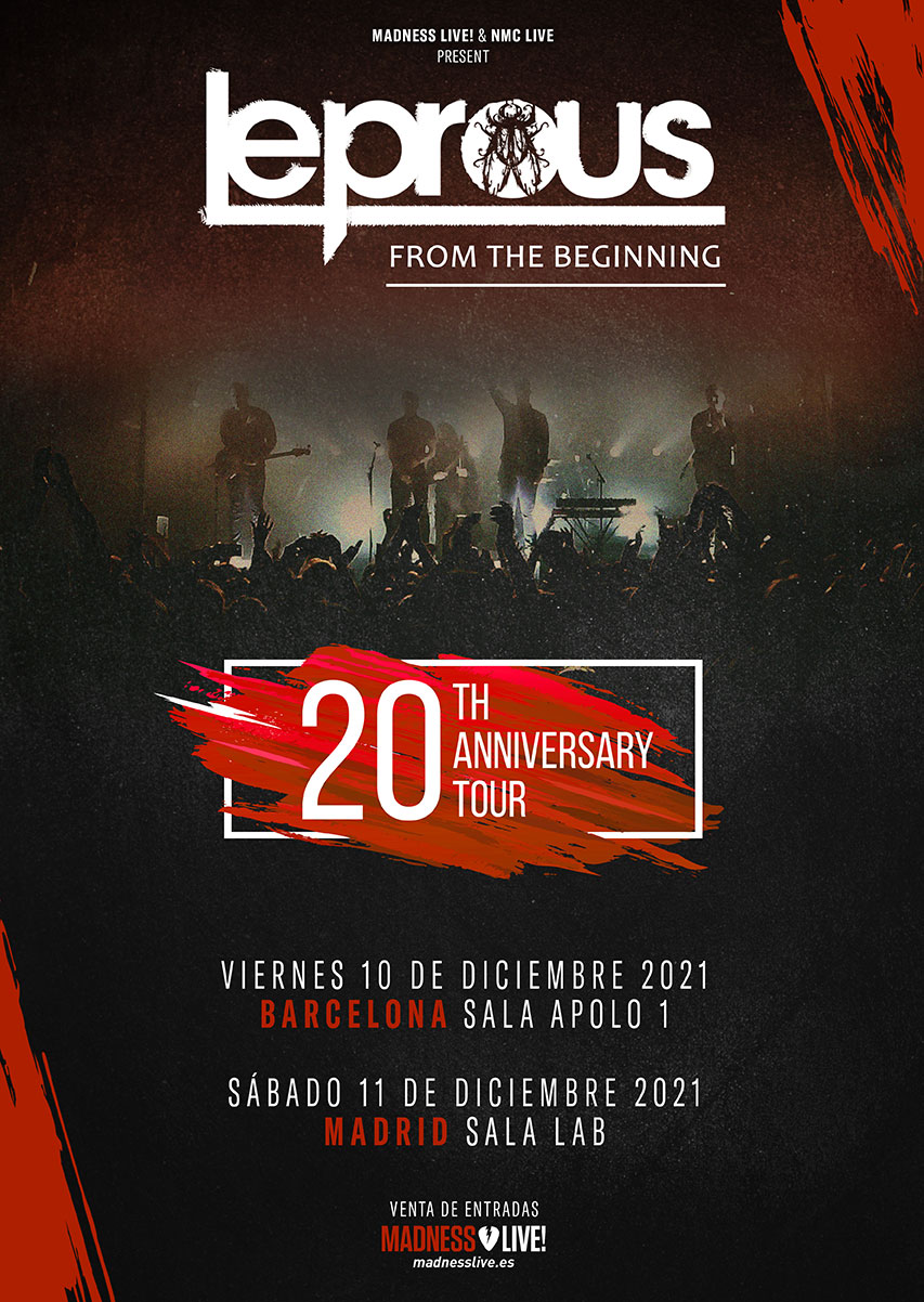 Leprous: Gira 20 aniversario, fechas Madrid y Barcelona